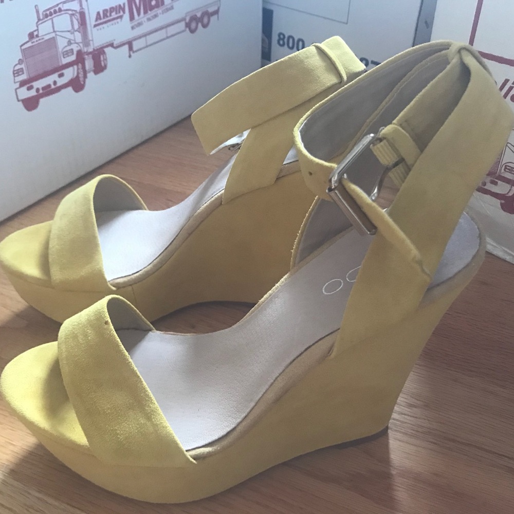 Aldo, sz39, suede platform sandals, ankle strap